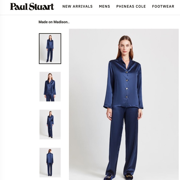 Paul Stuart Silk Pajama Set - Picture 9 of 14